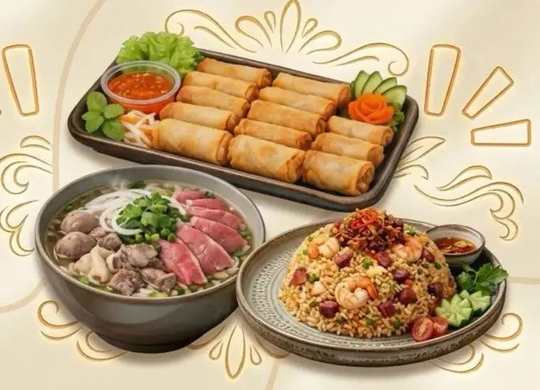 Pho Cyclo catering plate