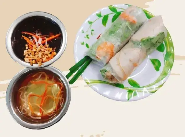 110. Grilled Beef, Shrimp, Egg Roll with Vermicelli